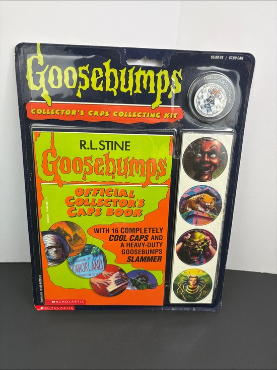 Scholastic Other - Scholastic Goosebumps Collector's Caps Collecting Kit 1995 R.L. Stine